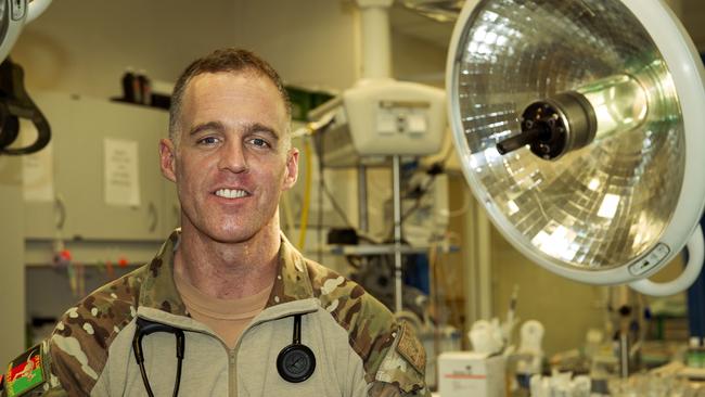 Captain Daniel Mealey as an Australian Army Medical Officer deployed to Kabul, Afghanistan under Operation SLIPPER. Picture: Defence