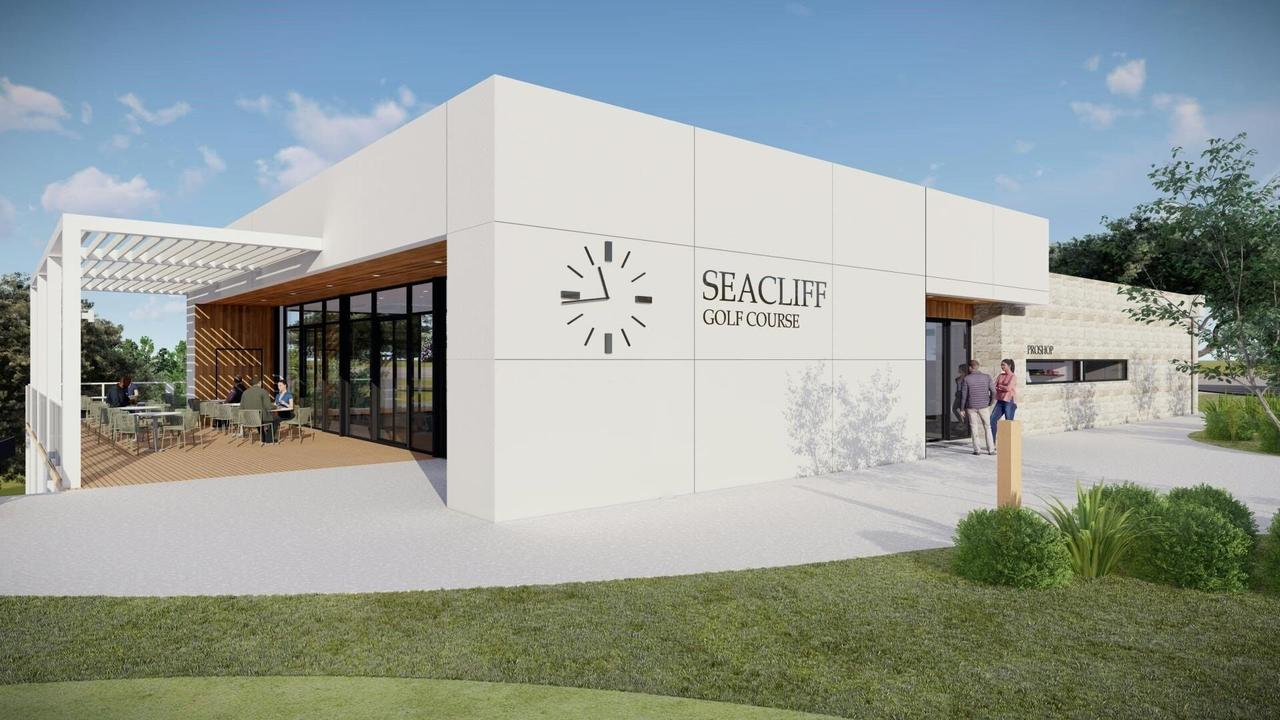 Construction on the redeveloped Seacliff Golf Course, formerly known as the Marion Golf Park, has officially started. Picture: Marion Council