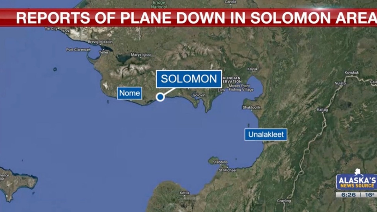 The flight from Unalakleet to Nome failed to land as scheduled at 4pm local time, sending local and federal officials into a mad dash to locate the missing aircraft. Picture: Alaskas News Source