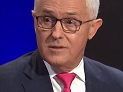 Hot debate was sparked on Q&A around climate change and the cashless card. Pictured is former PM Malcolm Turnbull.