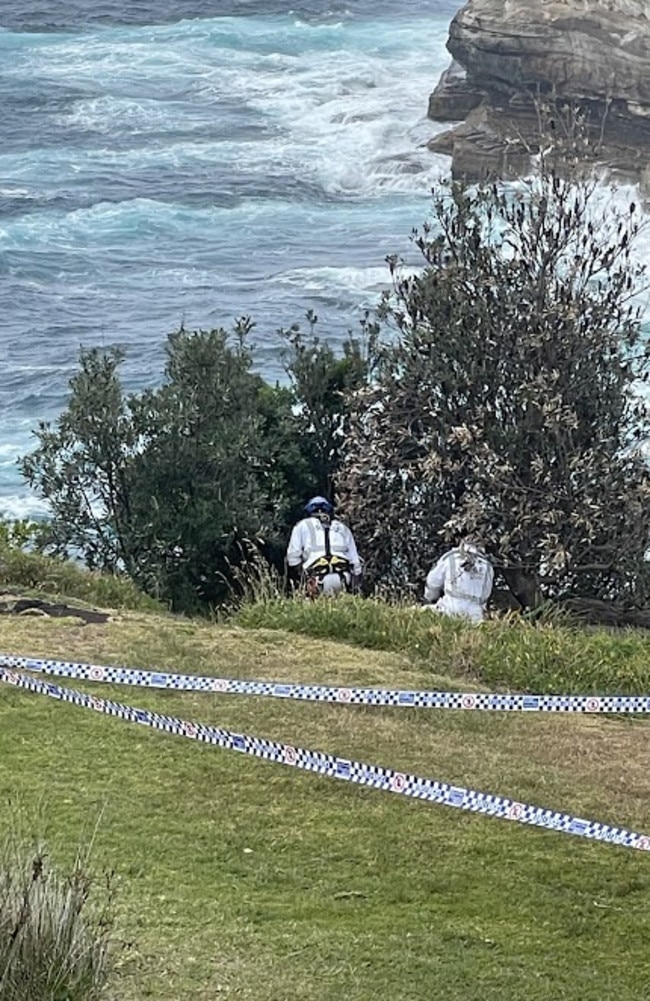 Police rescue workers at the scene. Picture: Jack Evans/news.com.au