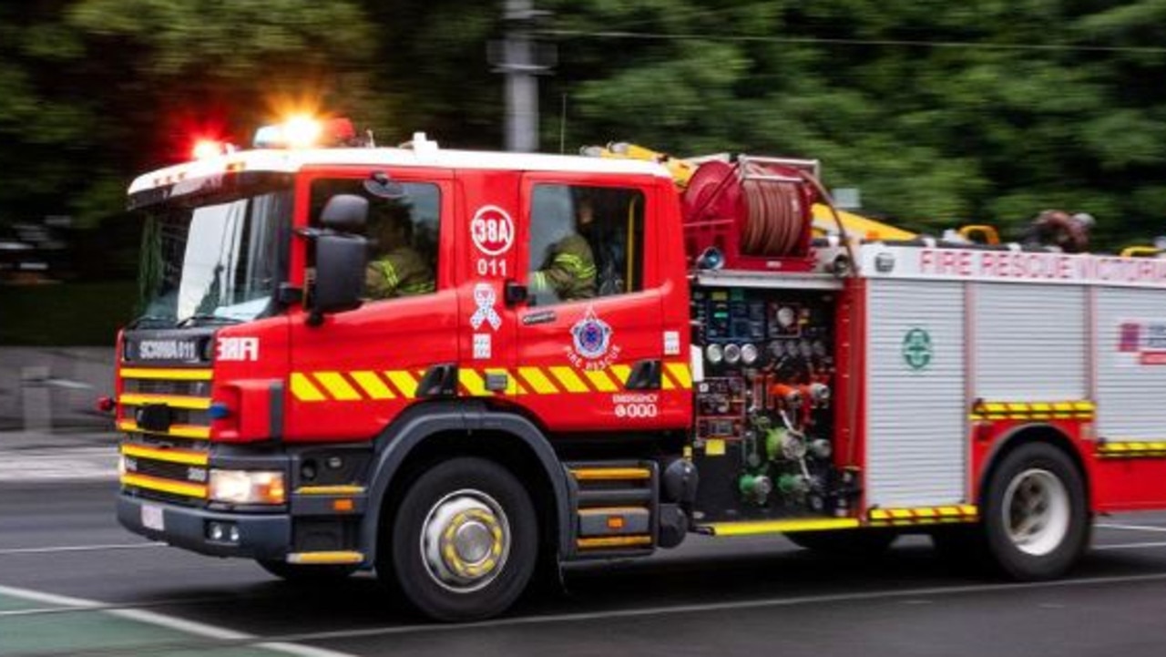 Police are probing a suspicious house fire in Melbourne’s west Saturday morning. Picture: Supplied