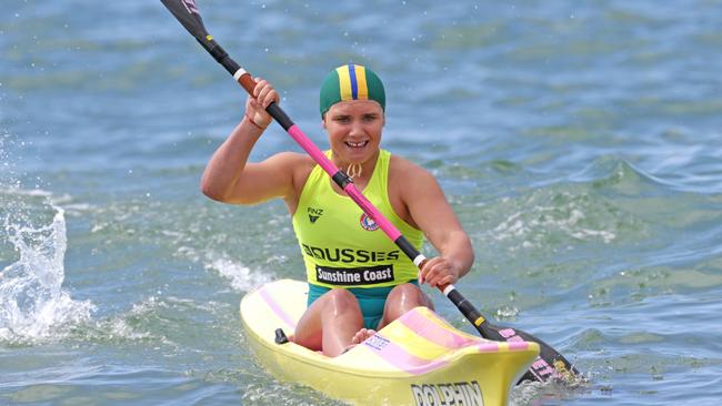 Young surf lifesaver and paddler Natalie Drobot.