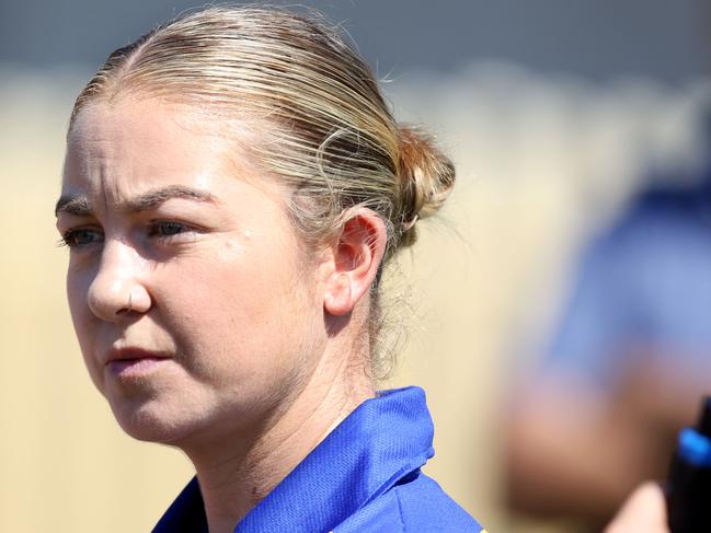 VFLW football: Darebin v WilliamstownWilliamstown's  Coach Penny Cula-Reid.Picture: Stuart Milligan