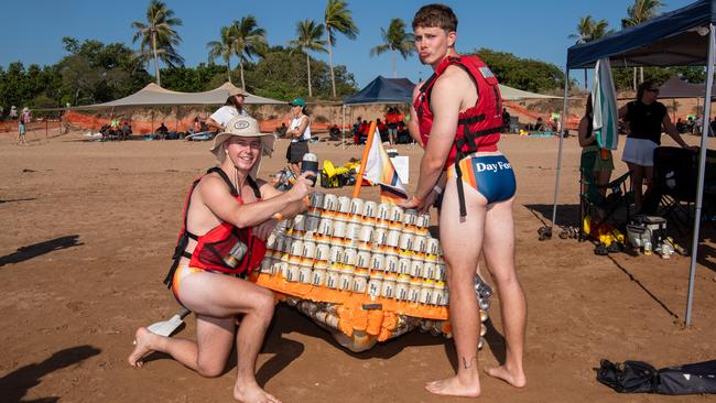 Better Beer wins the Battle of Mindil at the Darwin Beer Can Regatta at Mindil Beach, 2024. Picture: Pema Tamang Pakhrin