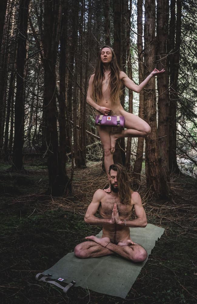 This couple achieved Instagram fame with their weekly nude travel pictures. Picture: MDW Features/australscope