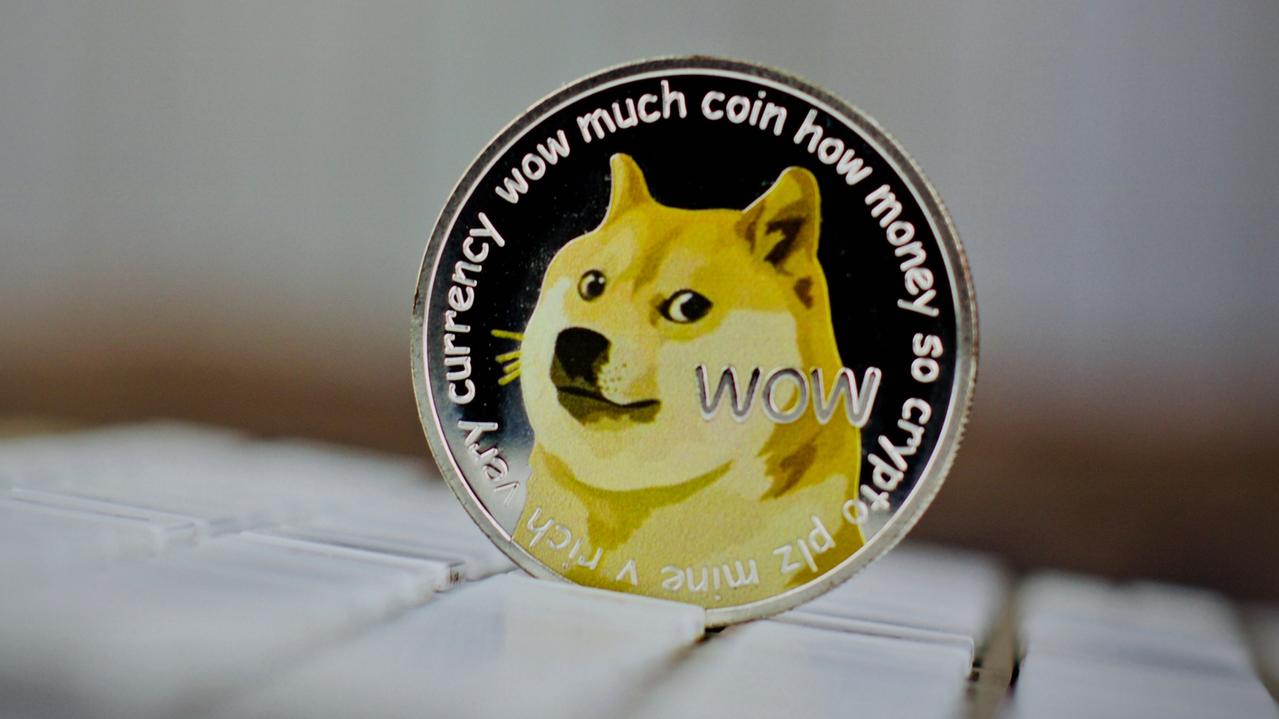 Digital currency dogecoin.