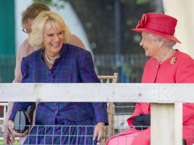 The Queen, accompanied by The Duchess of Cornwall, visited Ebony Horse Club and Community Riding Centre, Brixton, London on Tuesday 29th October 2013 Picture: Arthur Edwards.