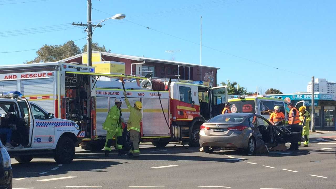 Man, 65, rushed to hospital after cut free from crash wreck | The ...