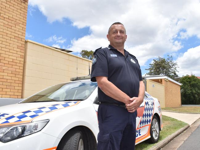 Senior Sergeant Rowland Browne at Gatton Police Station on January 3, 2019.