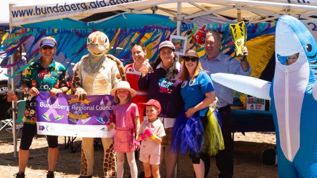 The Bundaberg Regional Council team at the 2023 Bundaberg Relay for Life.