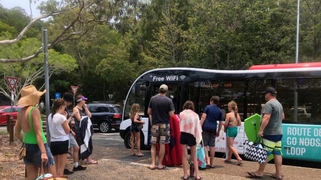 The Noosa free loop bus proved a valuable addition to the free bus network.