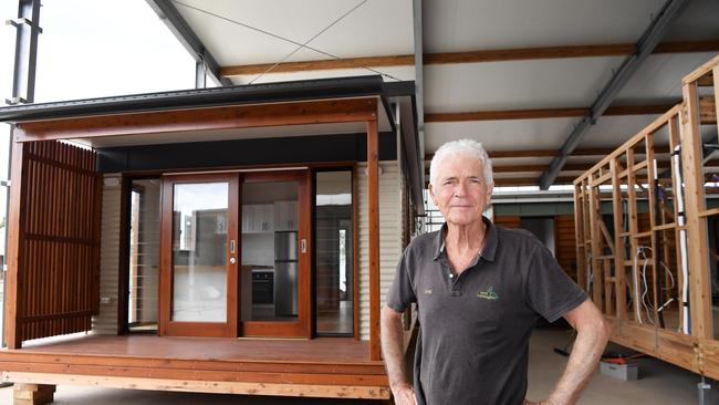 Eco Cottages managing director Greg Phipps wants to build 33 homes at Cooroy to help provide a solution to the region's social and affordable housing crisis. Picture: Patrick Woods.