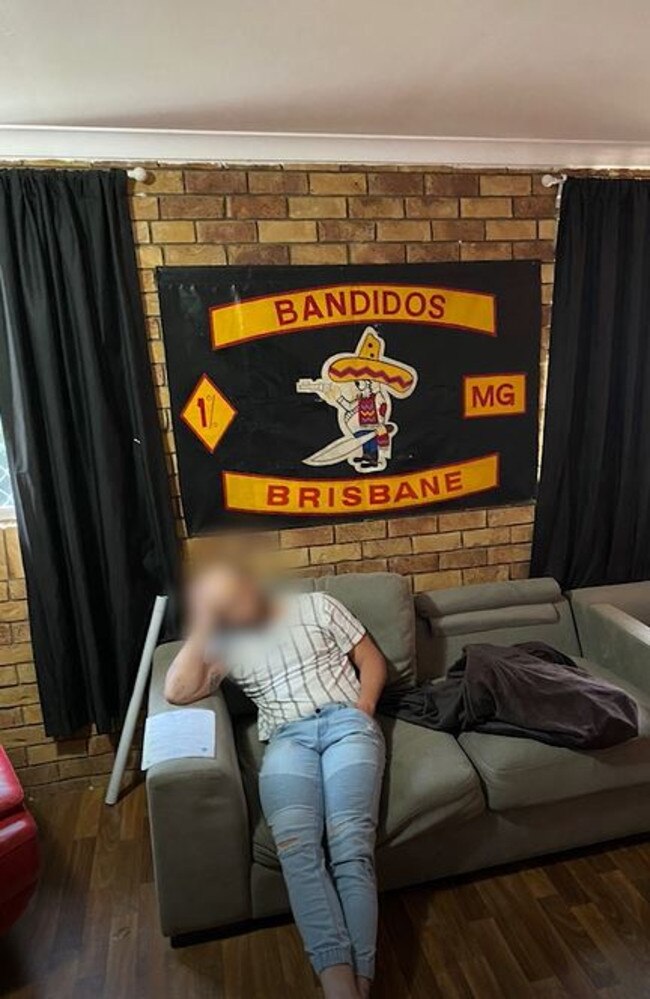 Alleged Bandidos member charged as part of Operation Tiptoe. Picture: Queensland Police