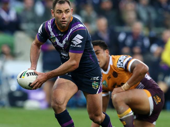 NRL . Melbourne Storm v Brisbane Broncos at AAMI Park.  Cameron Smith     . Pic: Michael Klein