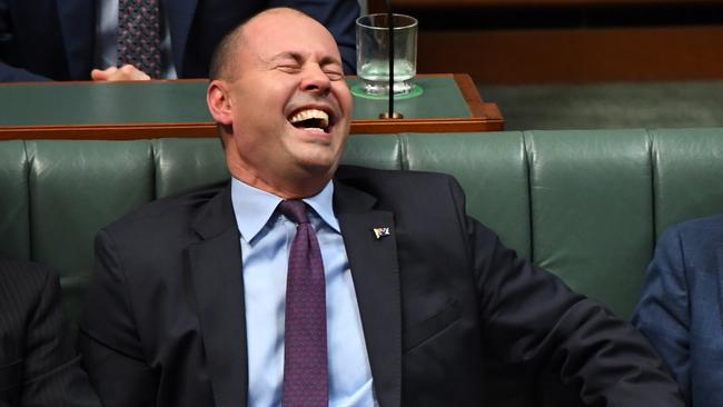 Treasurer Josh Frydenberg in the House of Representatives at Parliament House. Picture: AAP