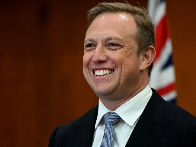 BRISBANE, AUSTRALIA - NewsWire Photos - MAY 1, 2024. Queensland Premier Steven Miles speaks during a press conference at Parliament House in Brisbane. Picture: Dan Peled / NCA NewsWire