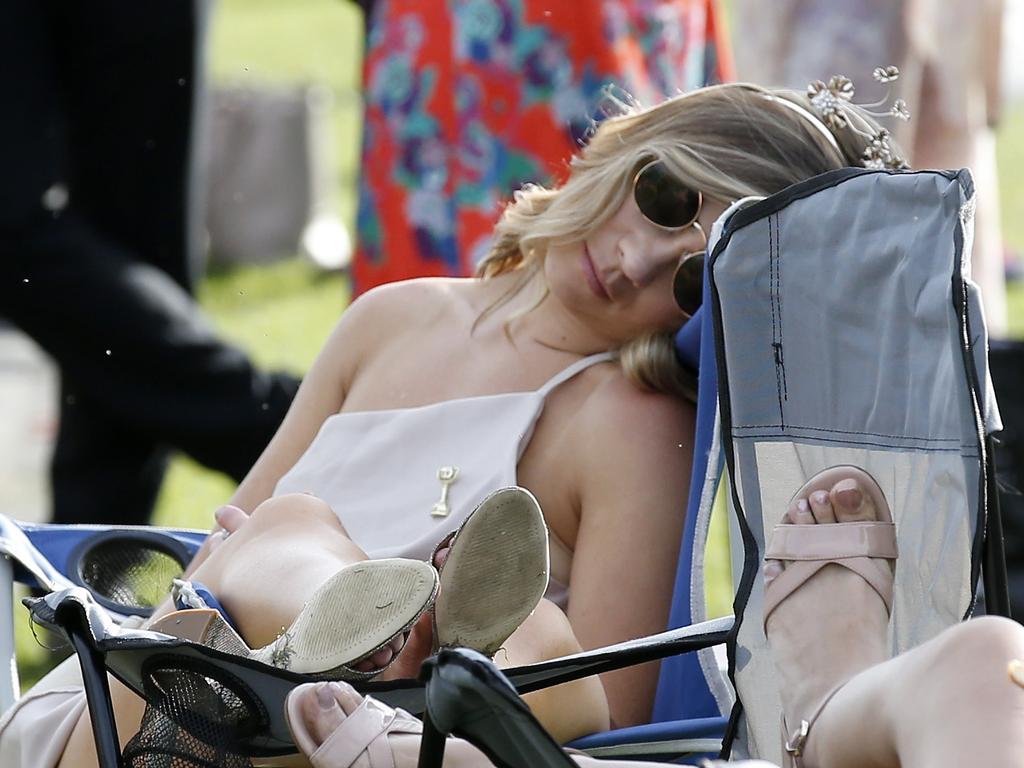 Nap time. Picture: Darrian Traynor/Getty Images