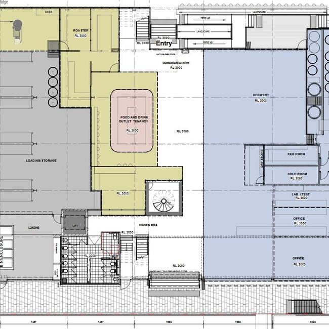 The approved floorplan for Craft’d Grounds.