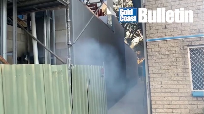 Smoke  enters Gold Coast back yard