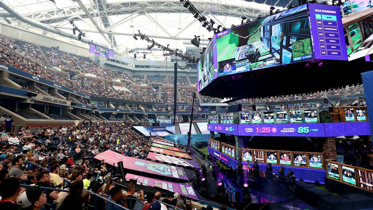 Fortnite World Cup finals at Arthur Ashe Stadium on July 28, 2019 in New York City, US. Picture: Getty Images/AFP