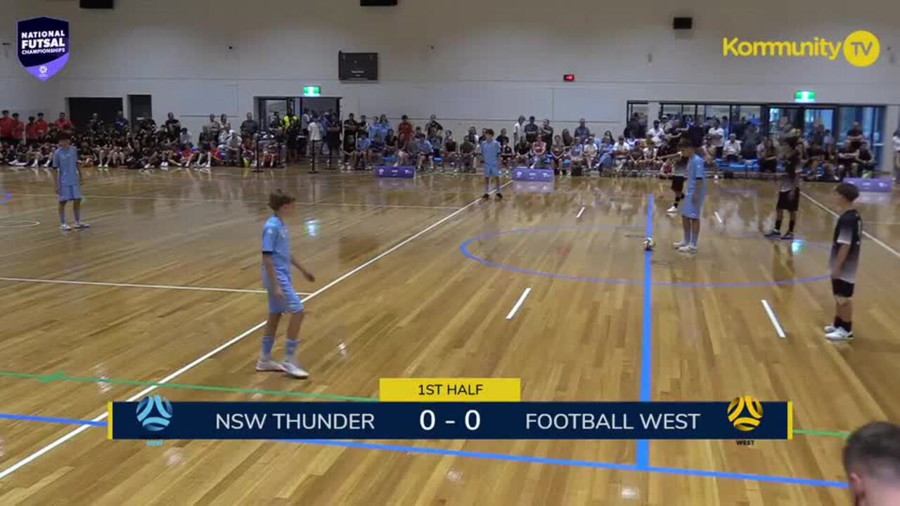 Replay: Football NSW Thunder v Football West (U14 Boys GF) - 2025 National Futsal Championships Day 5