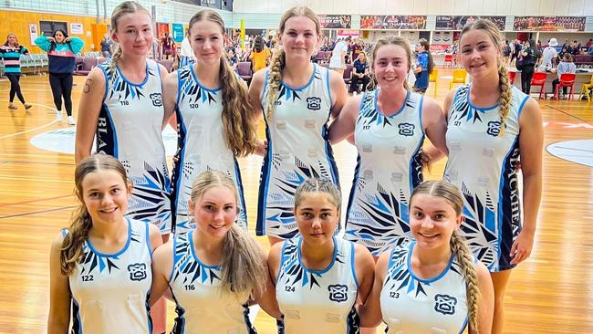 The Blackheath &amp; Thornburgh College, Charters Towers First Netball team.