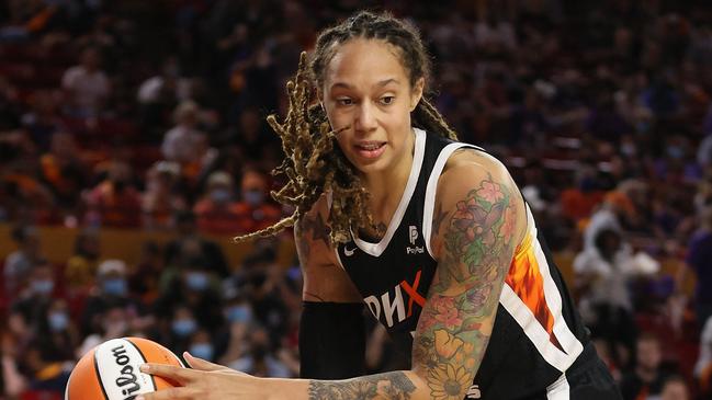 Brittney Griner of the Phoenix Mercury. Photo by Christian Petersen / GETTY IMAGES NORTH AMERICA / AFP.