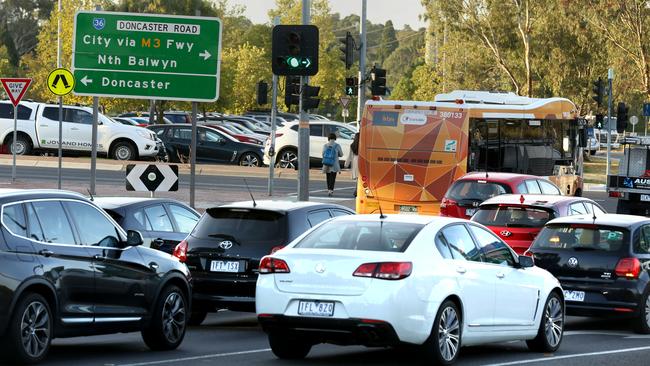 Congestion at the Doncaster Park and Ride makes life hard for commuters. Picture: Stuart Milligan