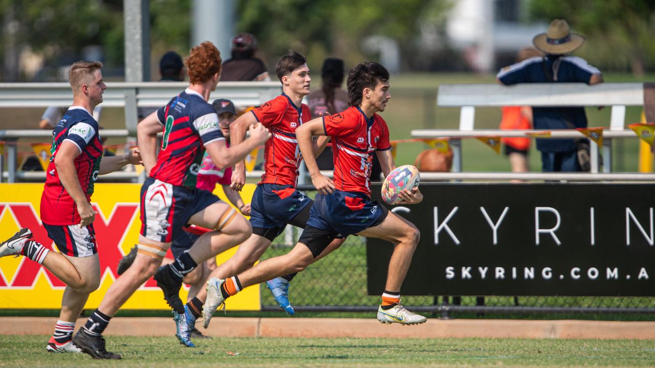 MacKillop Saints vs. Palmerston Crocs at 2023 Hottest 7s at TRL Stadium, Darwin. Picture: Pema Tamang Pakhrin