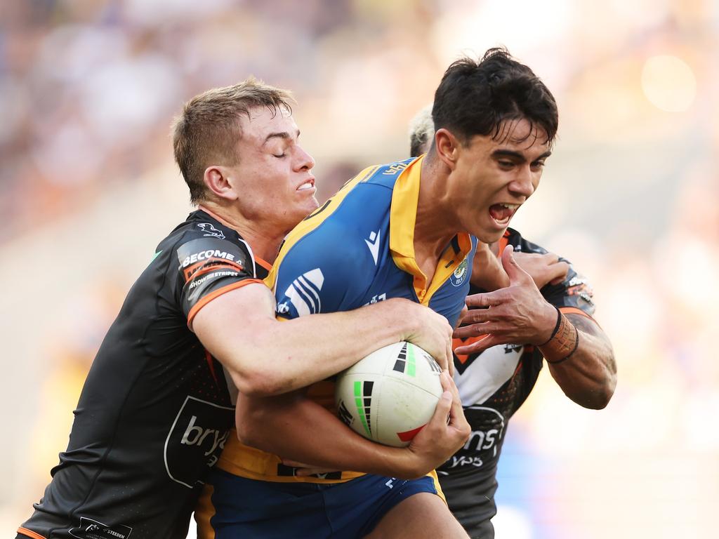 Blaize Talagi could be up for dual position status at Round 12. Picture: Getty