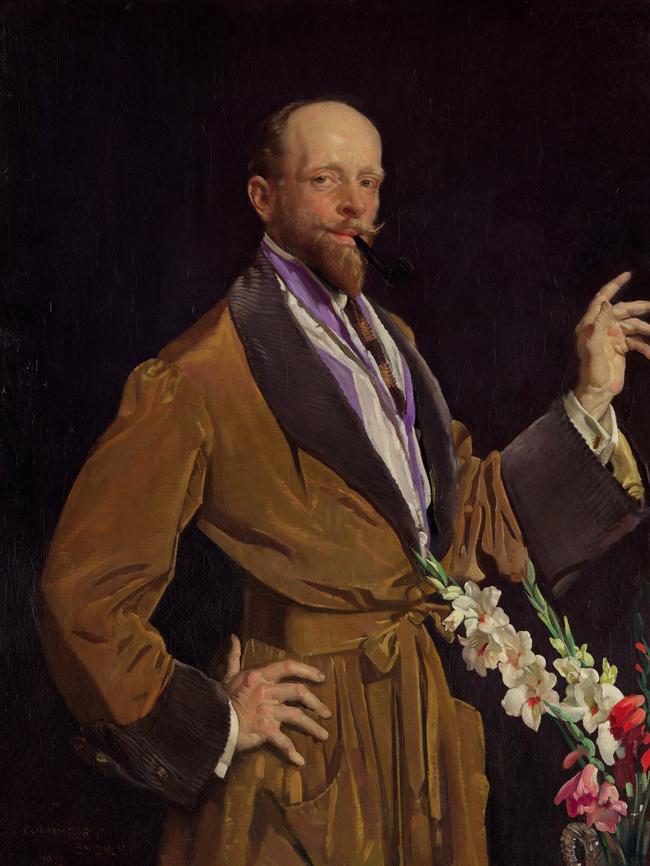 Disqualified: George Lambert’s 1922 Self-portrait with Gladioli