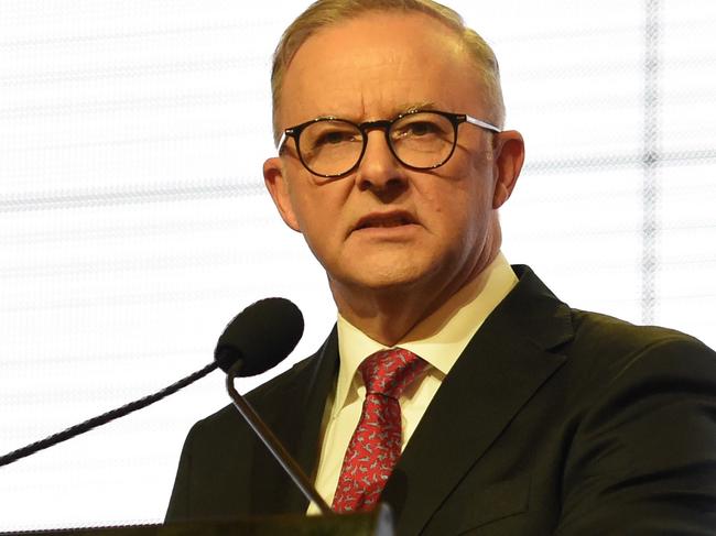 MELBOURNE, AUSTRALIA - NewsWire Photos JUNE 30TH, 2023: The Prime Minister, Anthony Albanese, is in Melbourne today and will address the Australia Israel Chamber of Commerce at Crown. Picture : NCA NewsWire / Nicki Connolly