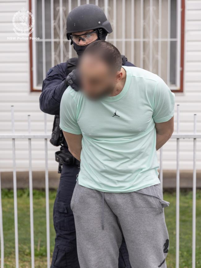 Huseyin Sama was arrested at Simpson St. Picture: NSW Police