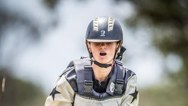 Olivia Inglis died when her horse fell on top of her during an equestrian event at Scone, NSW on March 6, 2016. Picture: Stephen Mowbray