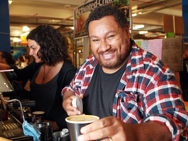 Billy Haoda from Billy's Coffee is offering his  services to to other coffee makers around Cairns by  teaching them how to make a better brew for their  customers.. Pic Tom Lee