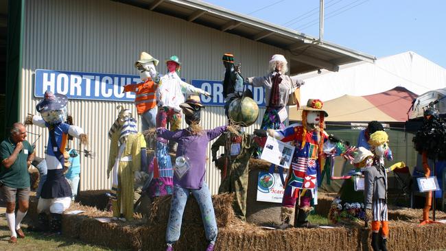 Scarecrows on show at the Darwin Show. Picture: Supplied.