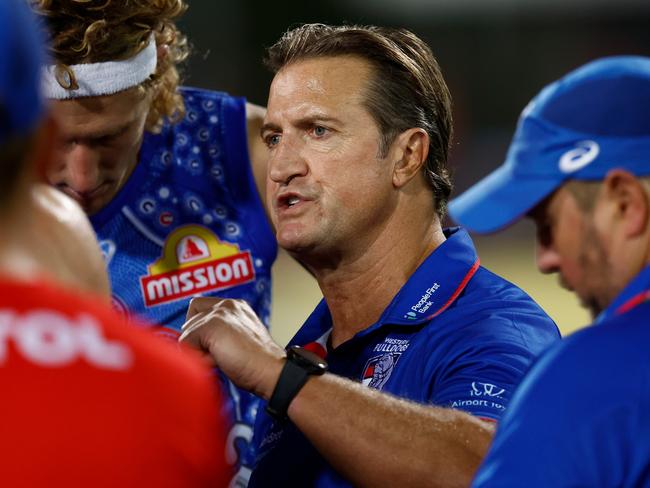 Luke Beveridge says it was a shame to lose. Picture: Michael Willson/AFL Photos