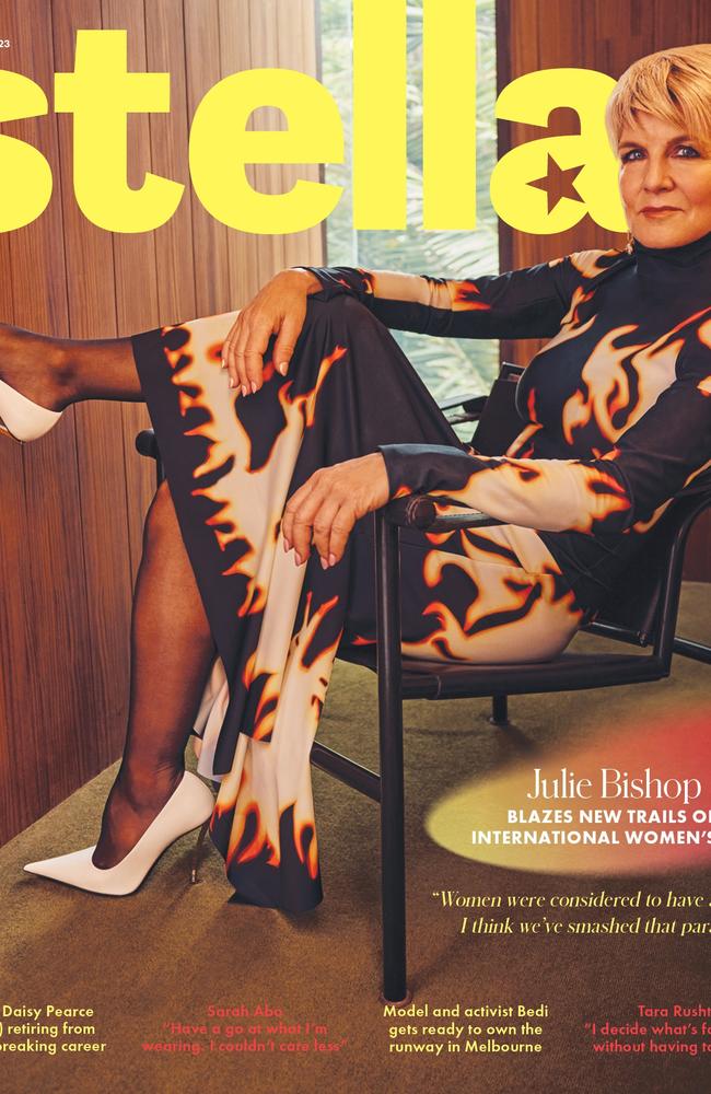 Julie’s stunning Stellar cover. Picture: Supplied