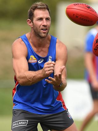 Travis Cloke will make his first appearance as a Bulldog. Picture: David Smith