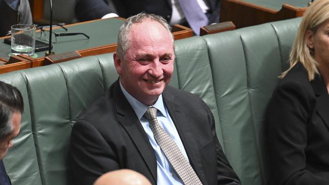 Barnaby Joyce during Question Time at Parliament House in Canberra. Picture: NewsWire / Martin Ollman