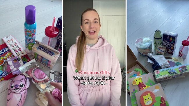 "That's literally what I would come home with from a food shop for my boys, they are essentials, not Christmas presents." Source: TikTok