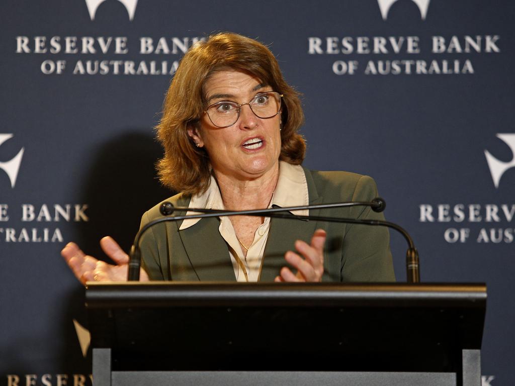 Reserve Bank Governor Michele Bullock. Picture: NewsWire / John Appleyard