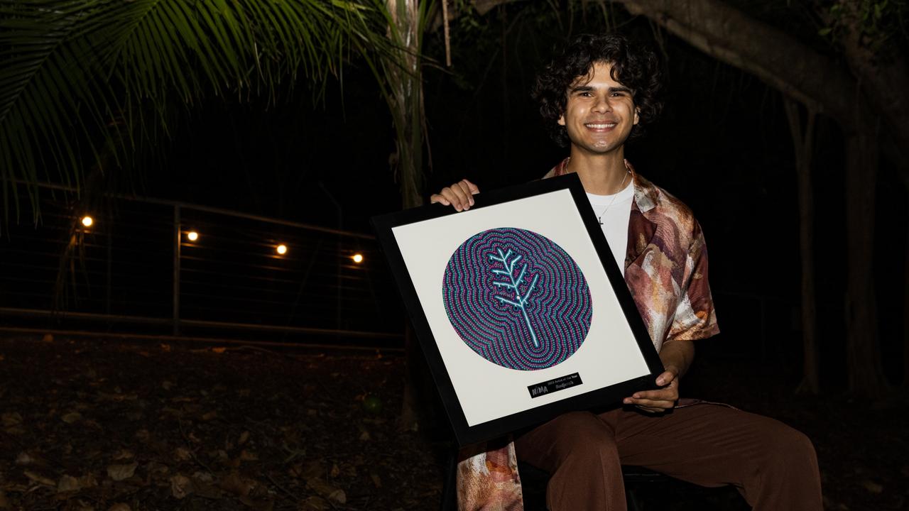 Indigenous Australian artist Budjerah received the Artist of the Year award at the National Indigenous Music Awards. Picture: Tamati Smith/Getty Images