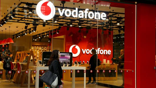 Vodafone has reported a huge spike in interest. Picture: David Clark