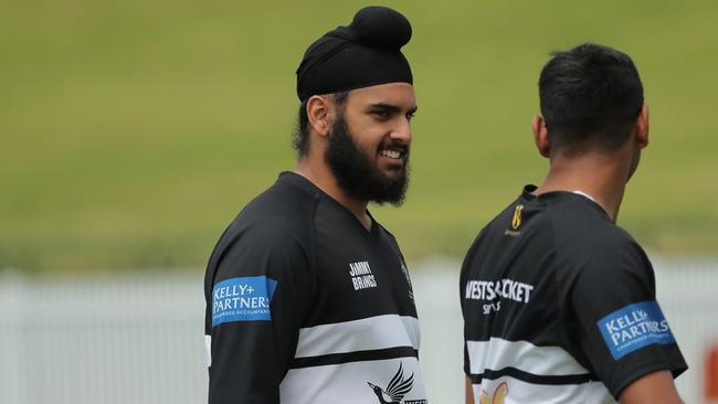 Harjas Singh for Western Suburbs at Pratten Park on November 19, 2022. (Photo by Jeremy Ng / Daily Telegraph NewsLocal)