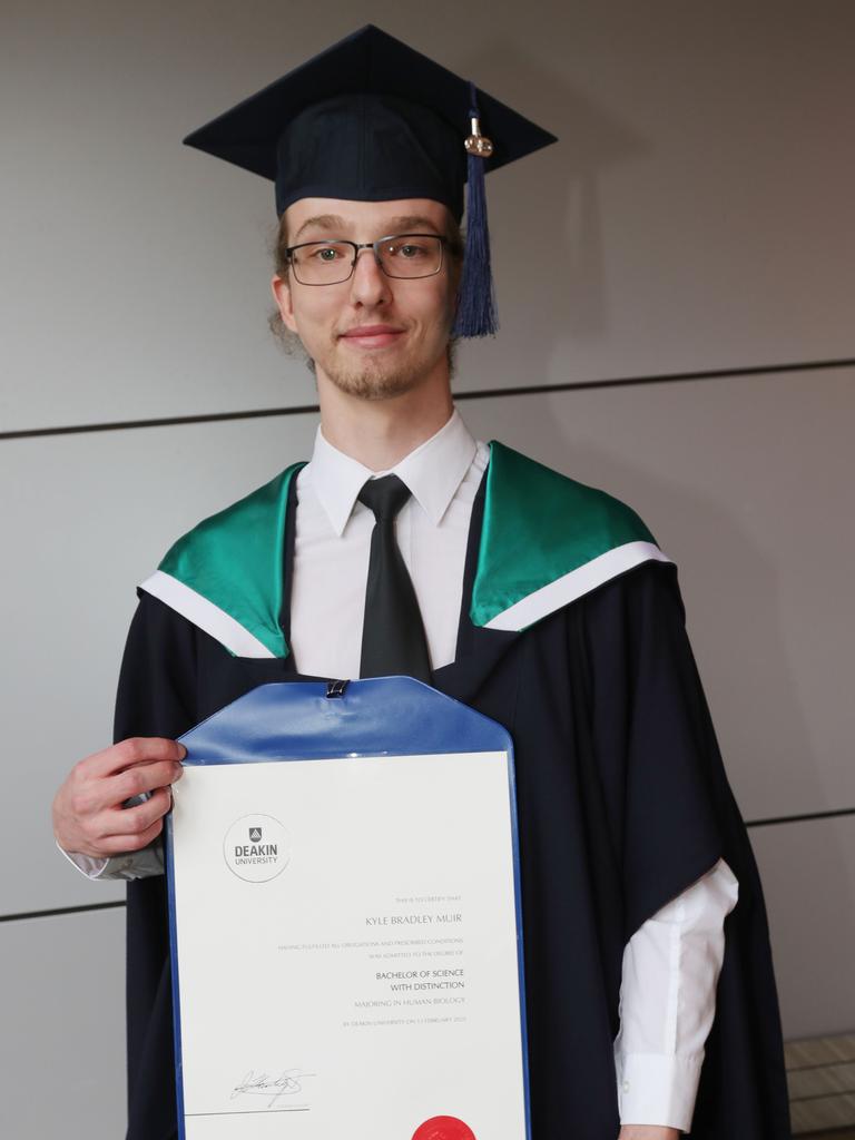 Graduate Kyle Muir. Picture: Mark Wilson