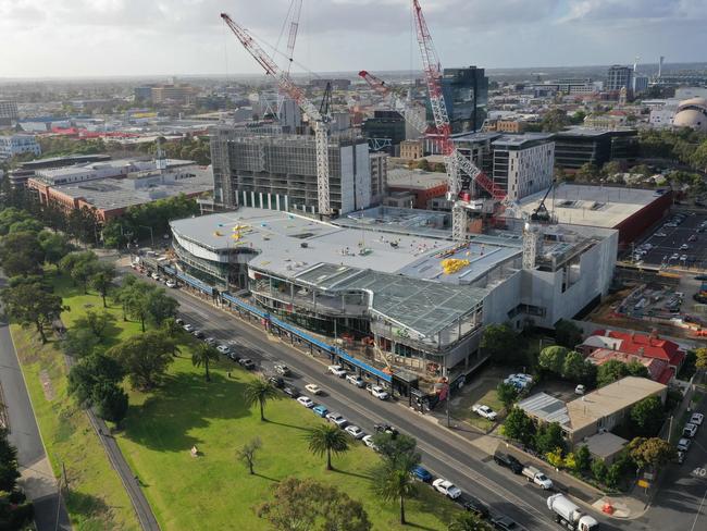 Geelong Convention Centre aerial update to accompany ministerial announcement. Picture: Alan Barber