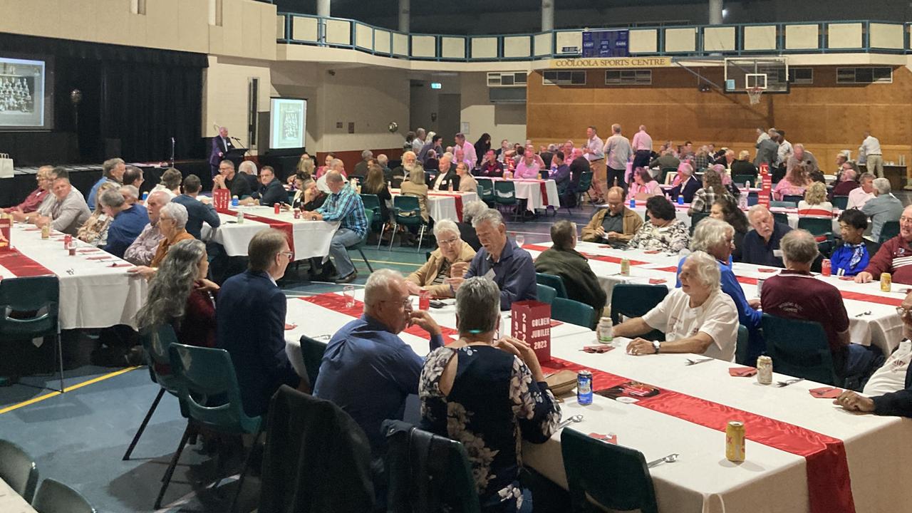 More than 200 of Gympie's rugby league family gathered at the Pavilion on Saturday, June 3, 2023, to celebrate the golden jubilee of the Rainbows Rugby League Football Club.