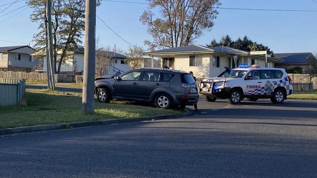 Police allege a Stanthorpe woman blew four times the legal alcohol limit when she was arrested for dangerous driving on Wednesday morning. Photo: Scott Beesley/Facebook